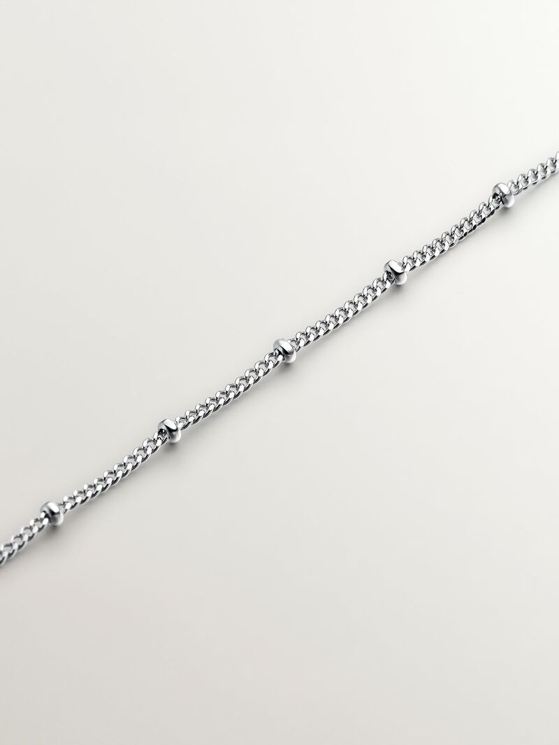 925 Silver Necklace with Stars and Moons image number 2