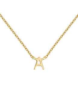 Collier initiale A or , J04382-02-A, mainproduct