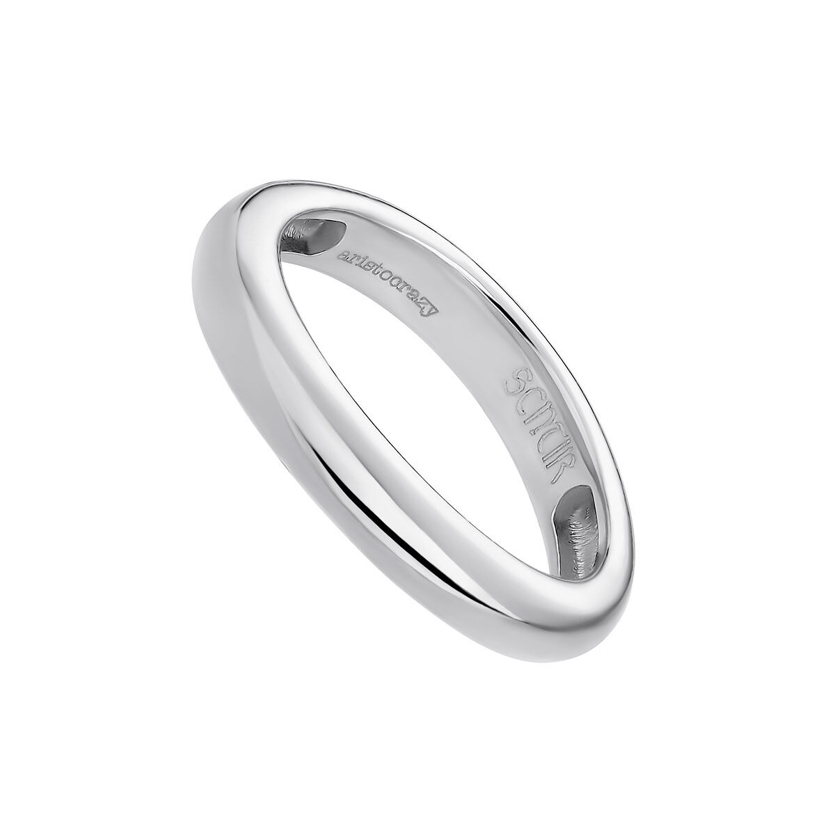 Plain silver ring, J05222-01, hi-res
