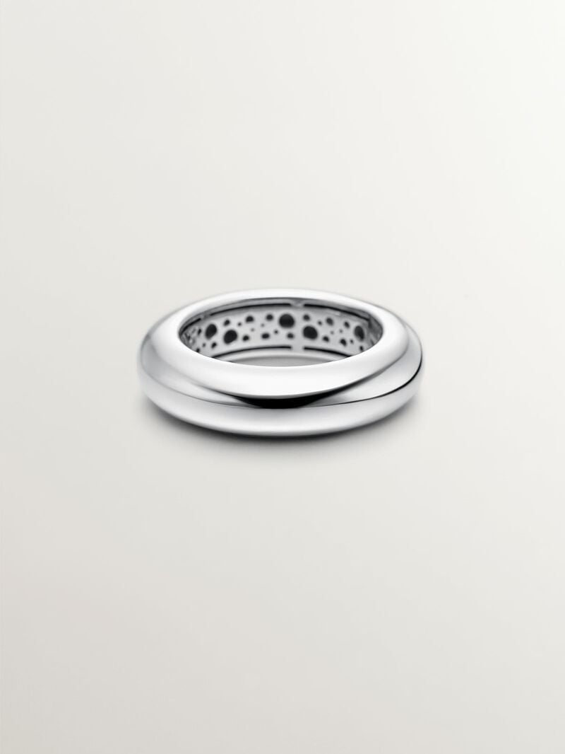 925 silver thick ring image number 2