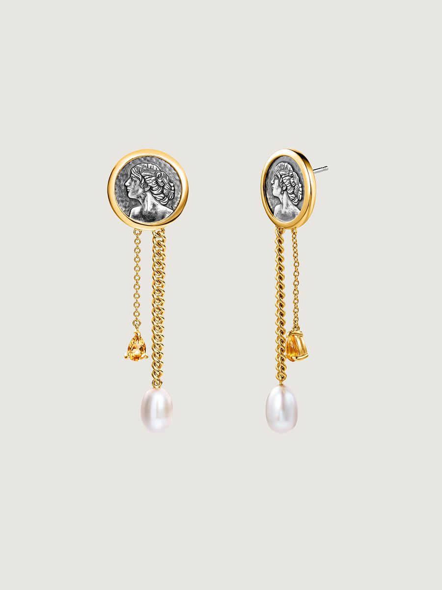 Impuestos antepasado Decisión Anillo de plata bañada en oro con amatista | Aristocrazy
