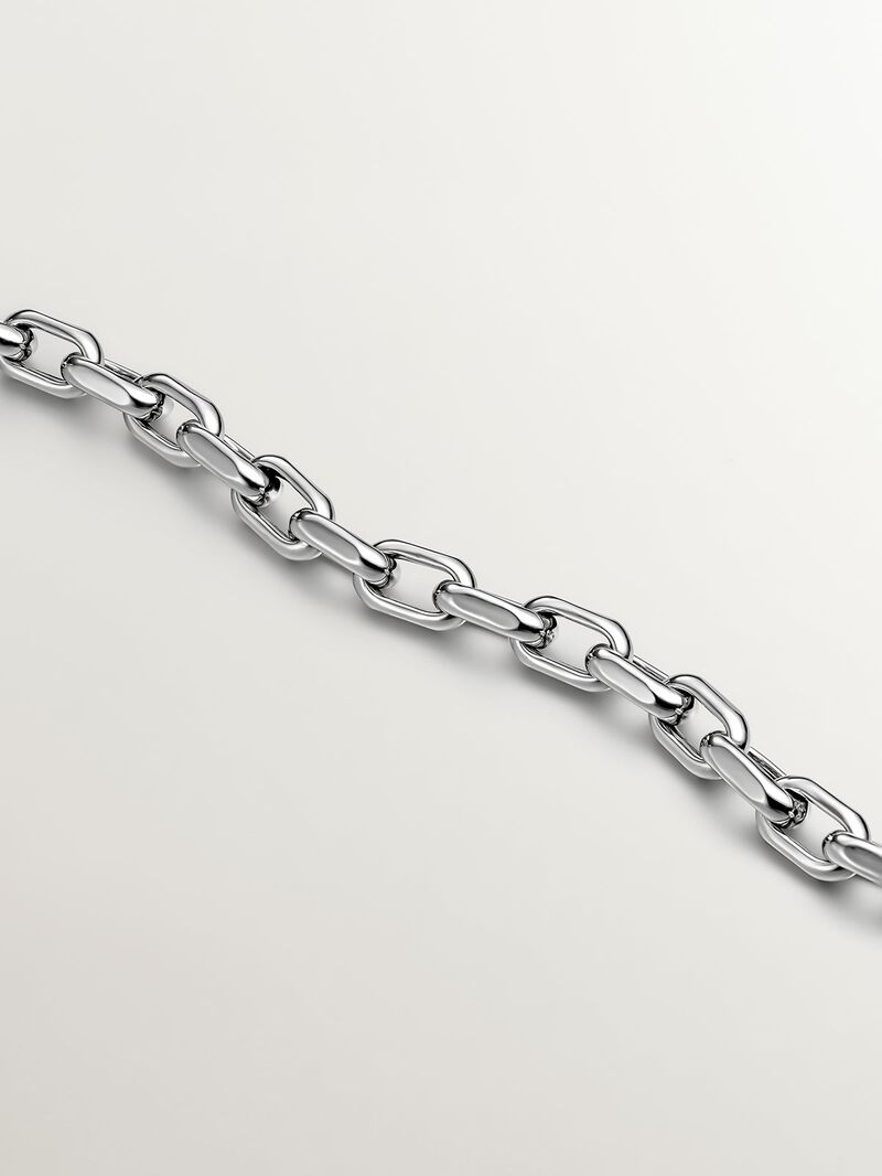 925 Silver Forza Link Necklace 45cm image number 2