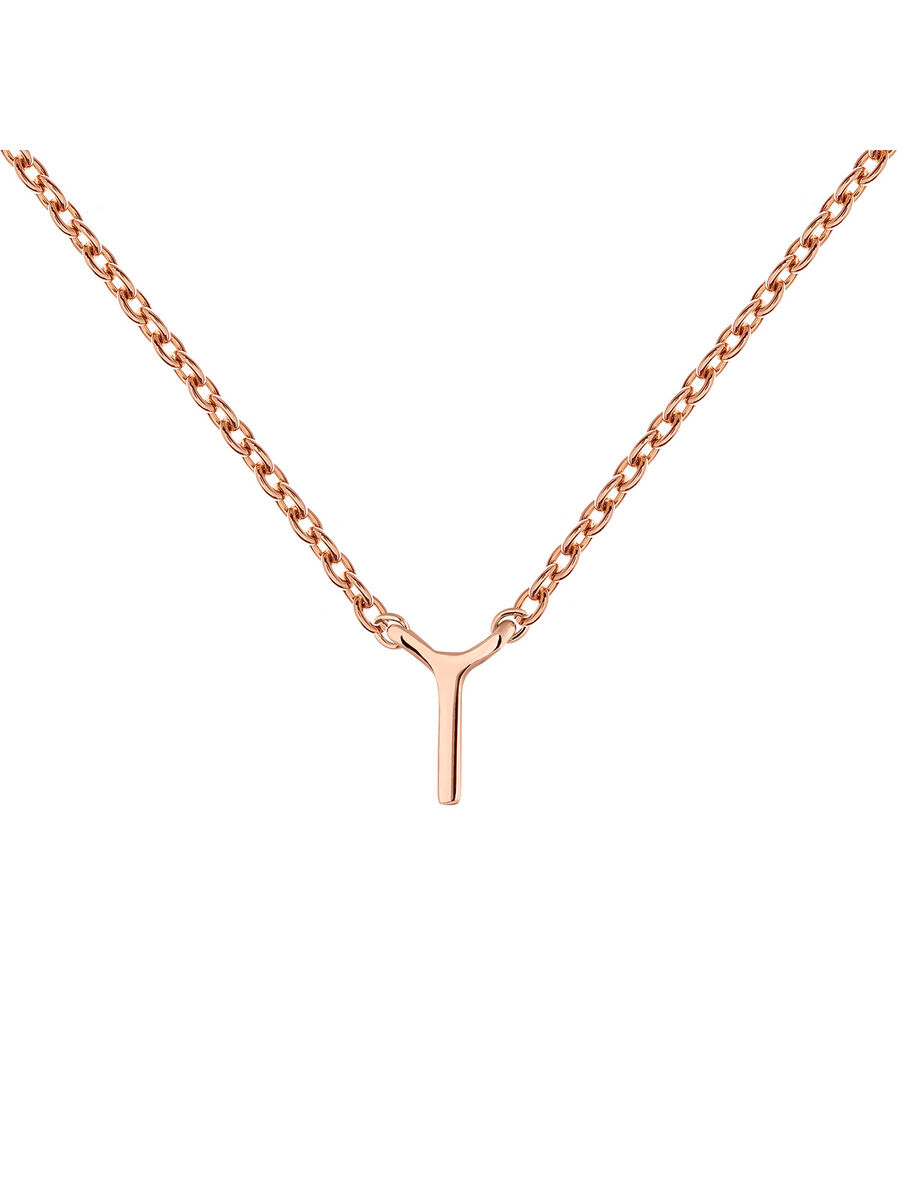 Collier initiale I or rose , J04382-03-I, mainproduct