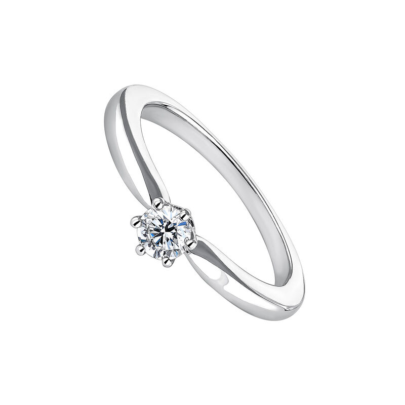 White gold 0.25 ct. diamond ring, J00788-01-25-GVS, hi-res