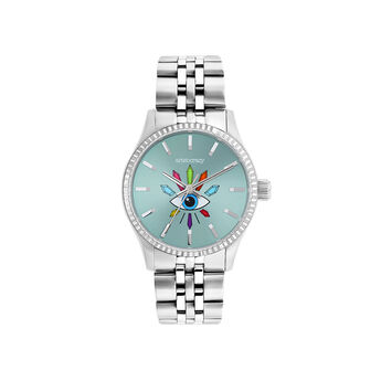 Mini St. Barth Watch with green face, W30A-STSTGN-AXST,hi-res