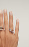 Anillo amatista plata recubierta oro , J04677-02-PAM
