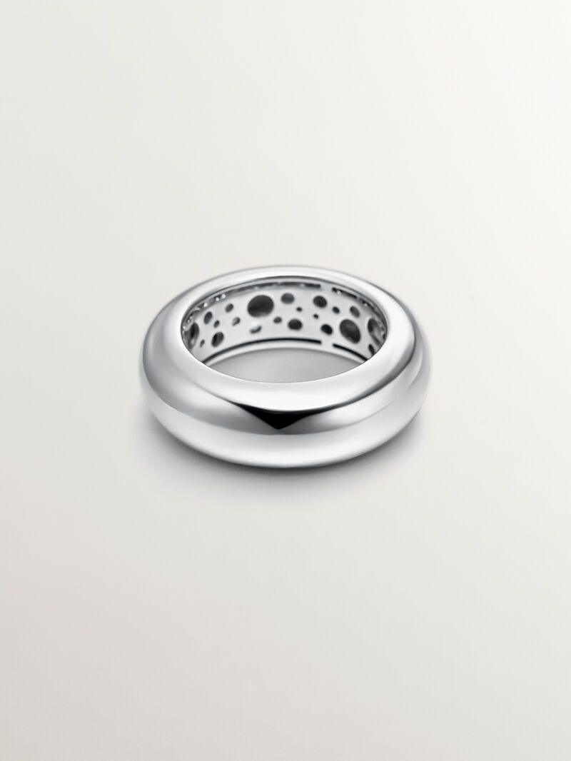 925 silver thick ring image number 2
