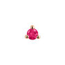 Mini rose gold ruby earring, J04345-03-RU-H