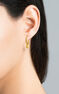 Charm medalla inicial W plata recubierta oro  , J03455-02-W