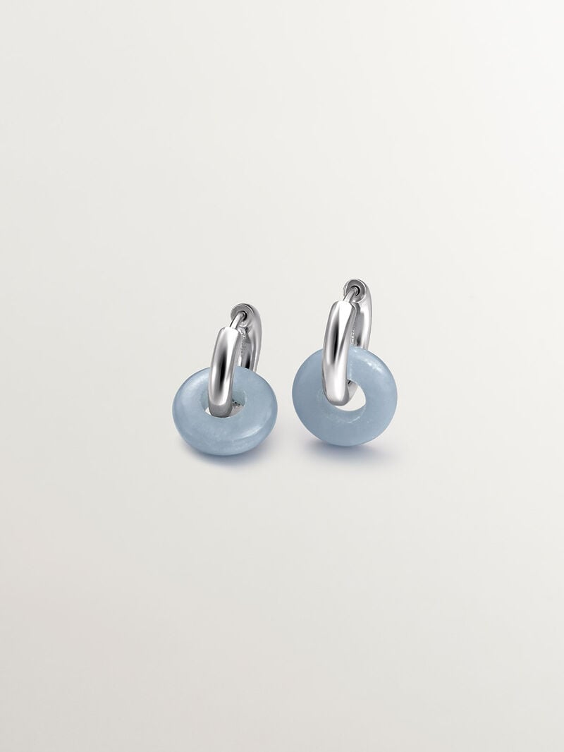 925 silver earrings with Angelita Azul image number 0