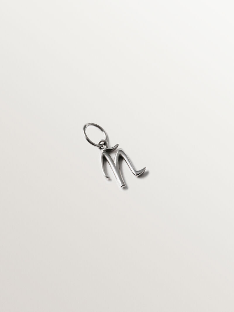 925 large silver ring earrings in 18K pink gold image number 0