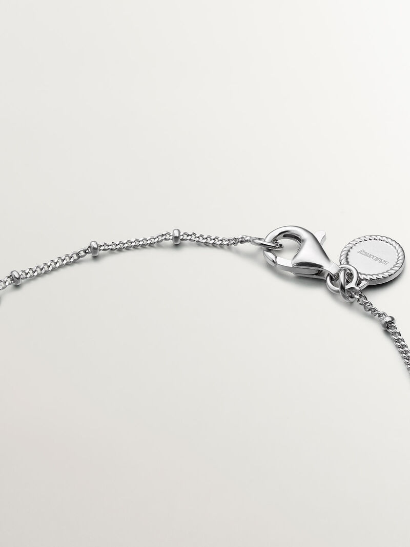 925 Silver bracelet with moons and stars image number 6