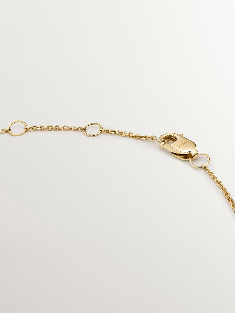 9K Yellow Gold Chain with Cross image number 6