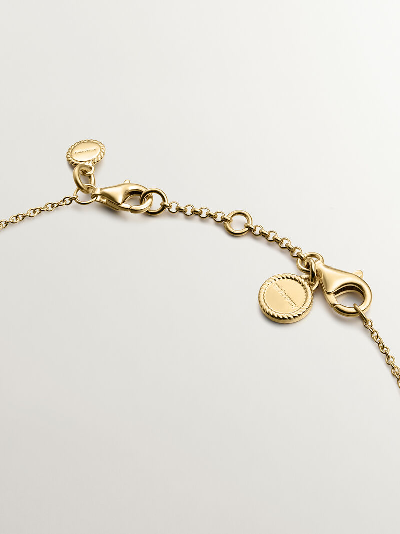 925 silver extension plated in 18K yellow gold image number 1