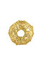 Sea urchin circular charm in 18k yellow gold-plated sterling silver, J05200-02