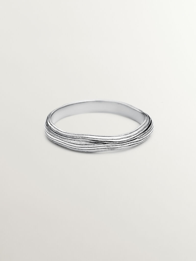 925 Silver Ring with Relief image number 2