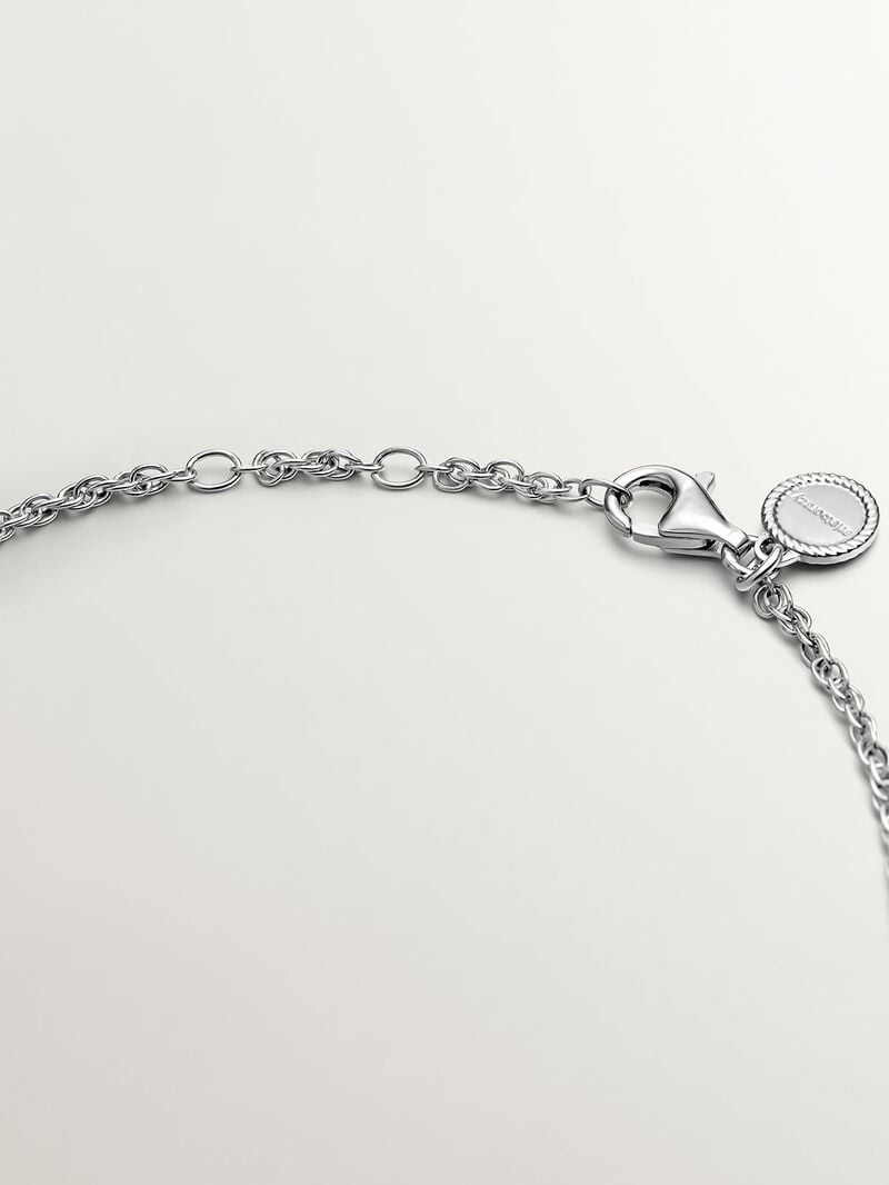925 silver link tobillera bracelet image number 5
