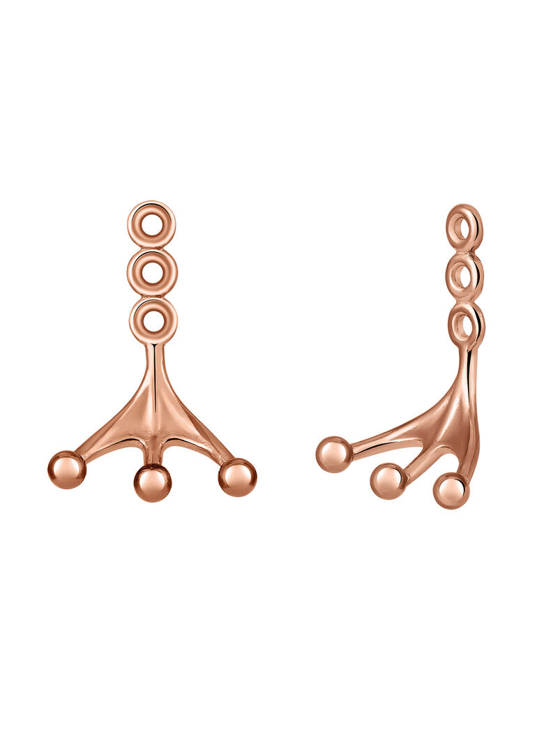 Silver earring with pearl image number 0