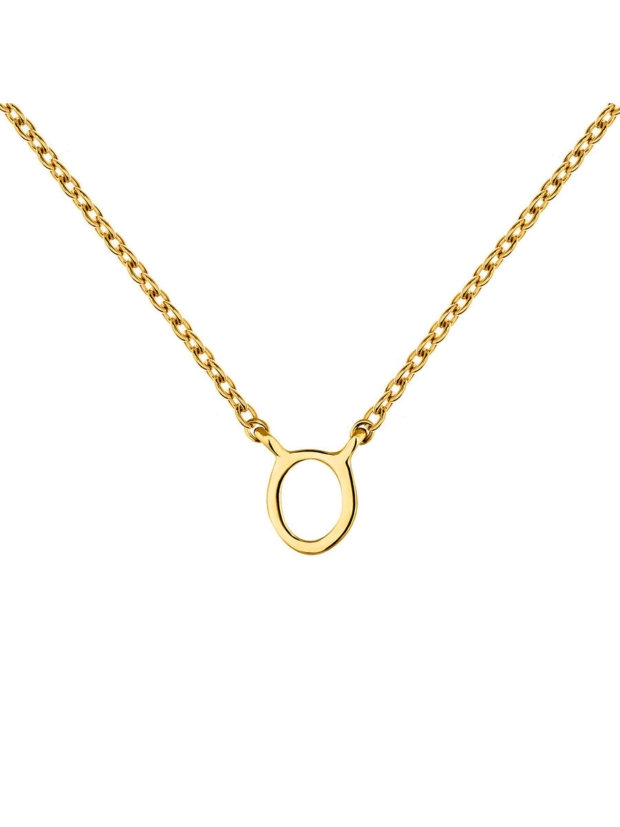 Collar inicial O oro 9 kt , J04382-02-O, mainproduct