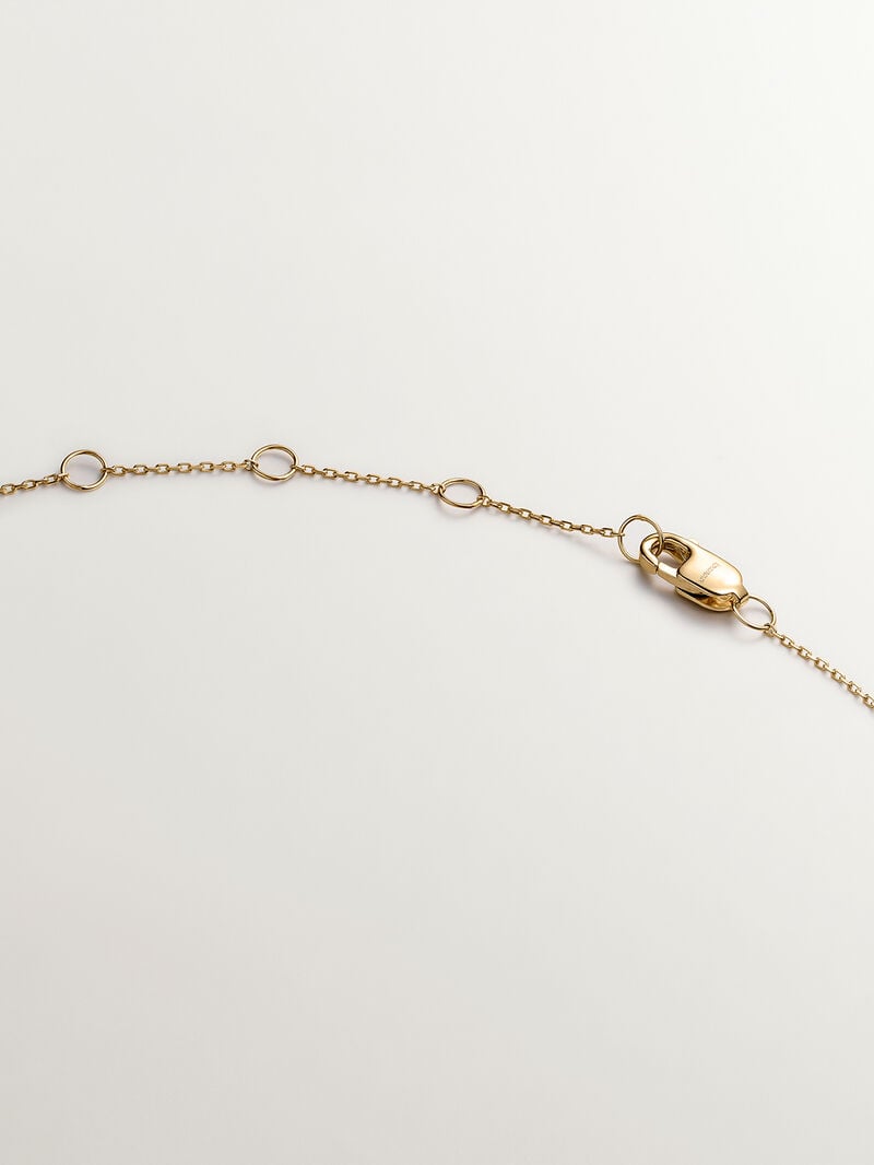 18K yellow gold necklace with spheres image number 3