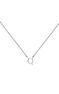 Collier iniciale Q or blanc , J04382-01-Q