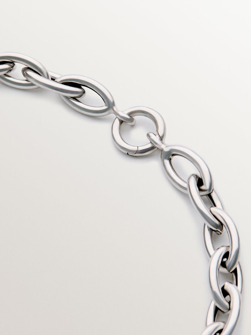925 silver chain with oval links image number 4