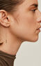9kt rose gold diamond chain earring, J04960-03-H