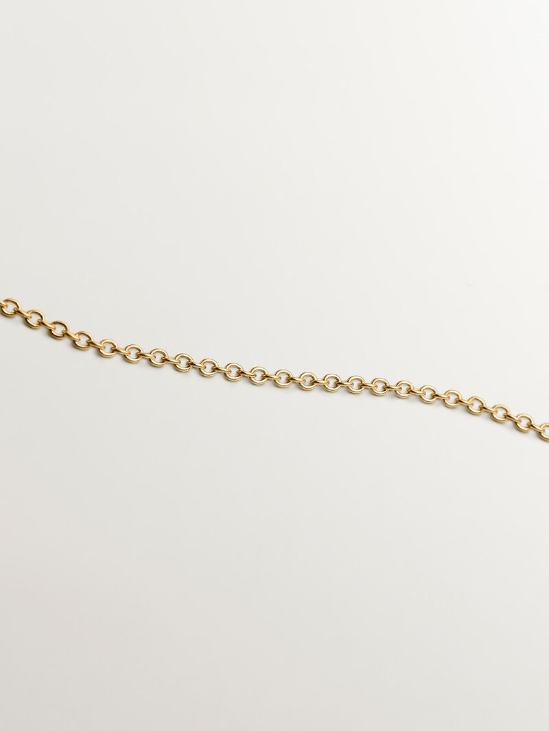 925 Silver pendant bathed in 18K yellow gold with star arch. image number 2