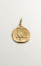 Charm escorpio plata recubierta oro  , J04780-02-ESC
