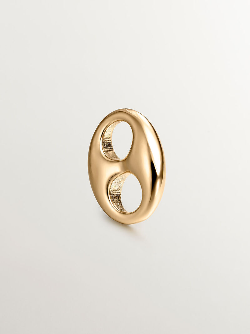 925 silver charm bathed in 18k yellow gold image number 2