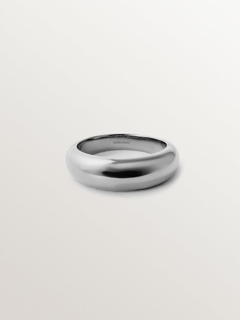 925 silver domed ring image number 2