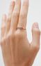 Anillo topacio plata recubierta oro , J04674-02-SB-RO