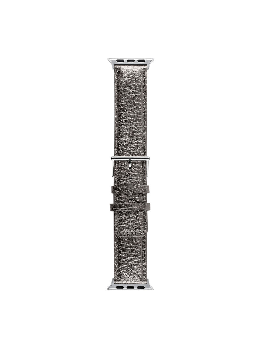 Titanium grey buffalo leather Apple Watch band, IWSTRAP-SL, hi-res