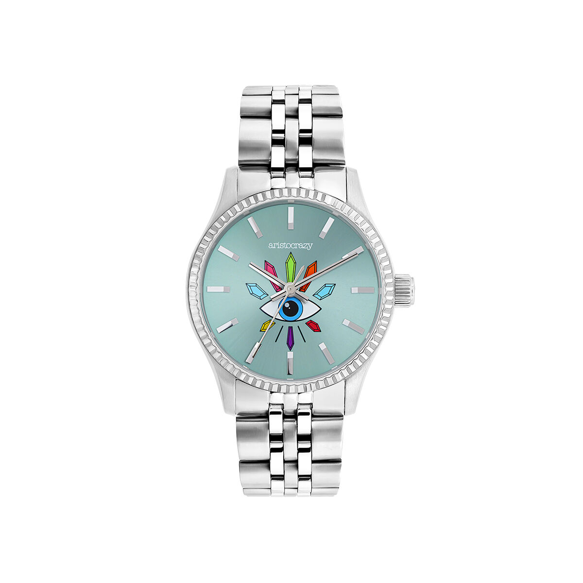 Mini St. Barth Watch with green face, W30A-STSTGN-AXST, hi-res