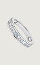 Anillo baguette diamantes 0,7 ct oro blanco , J00195-01