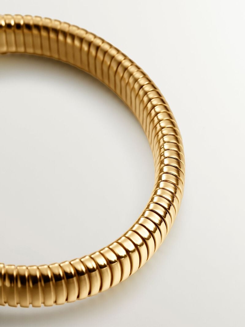 18K yellow gold plated 925 silver tumbagas bracelet image number 6