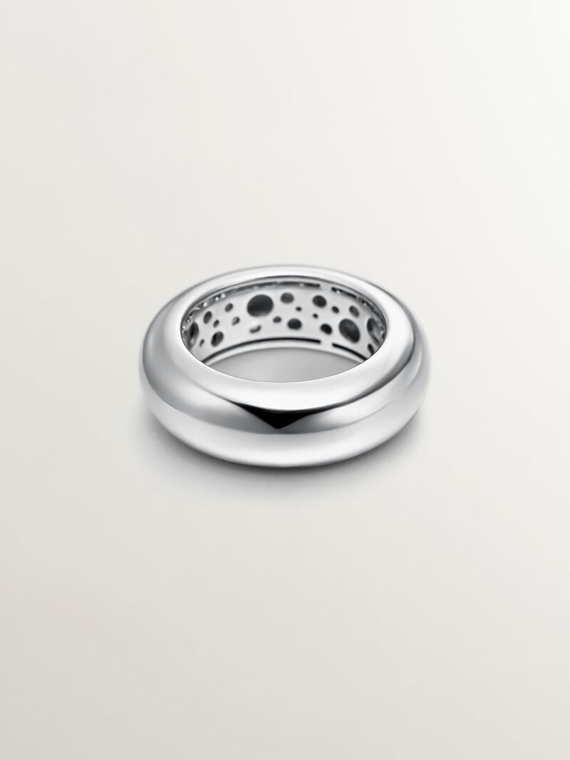 925 silver thick ring image number 2