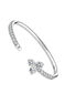 White gold diamond clover You and Me ring , J04433-01