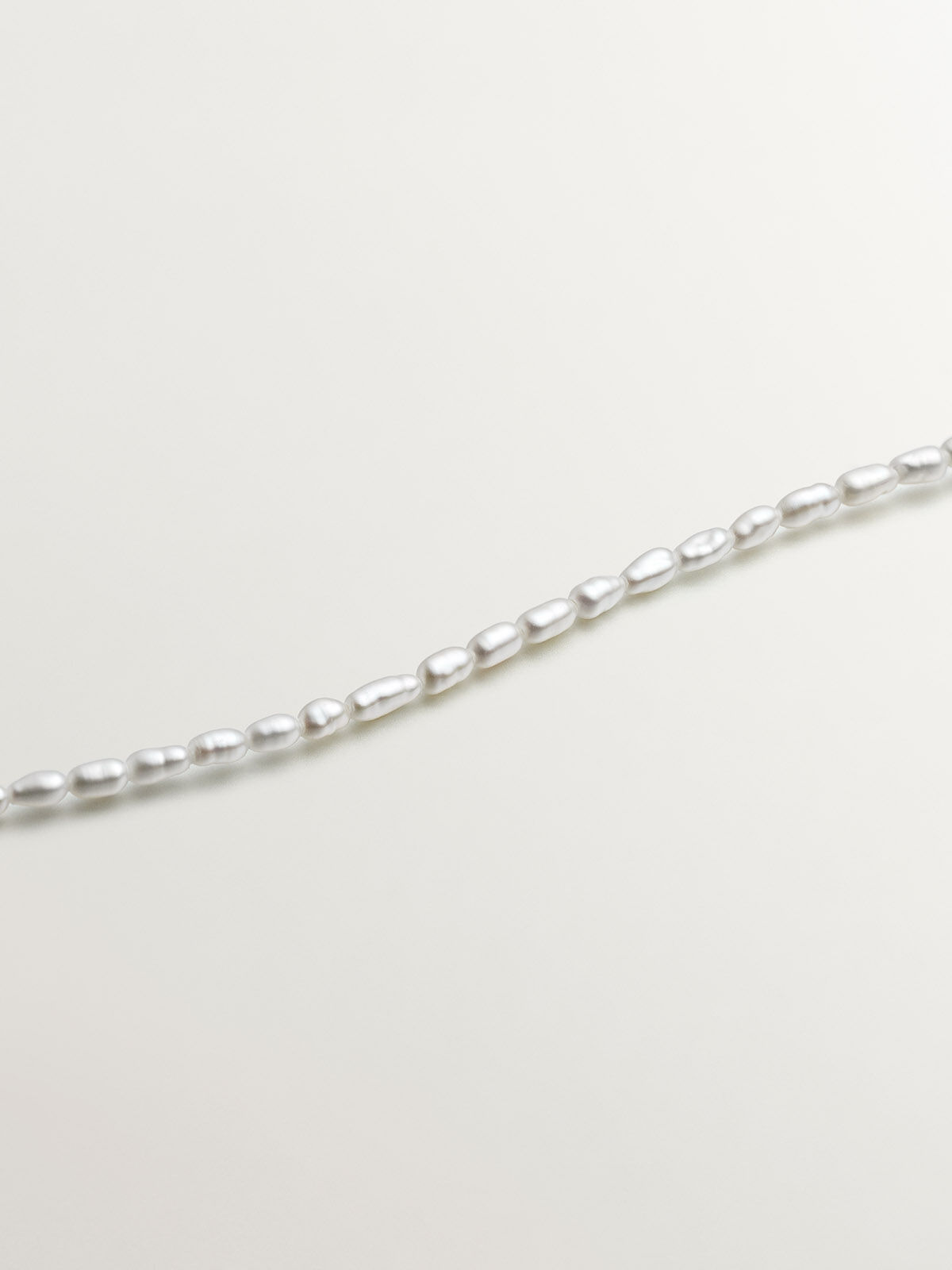 River pearl necklace with 925 silver lotus flower dipped in 18K yellow gold