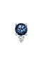 Earring sapphire and diamond white gold , J04073-01-BS-H