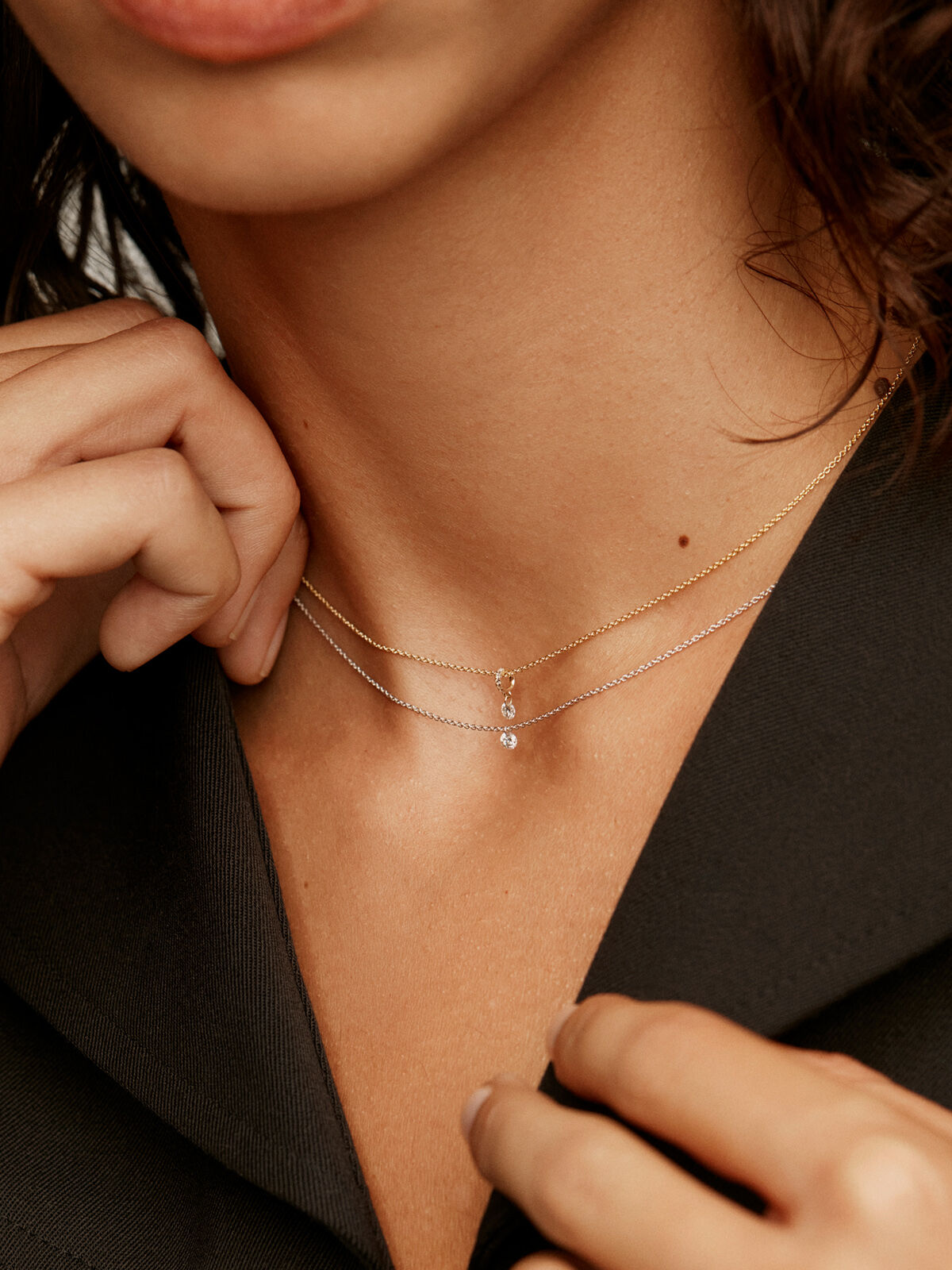 Number 4 discount diamond pendant