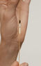 Bracelet in 18k yellow gold-plated silver with heart on the inside , J05164-02