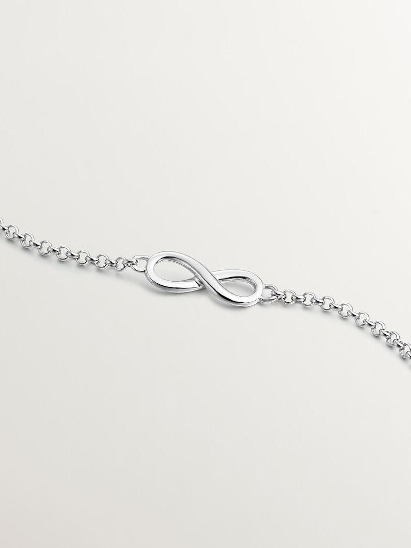 925 Silver Bracelet with Infinity image number 2