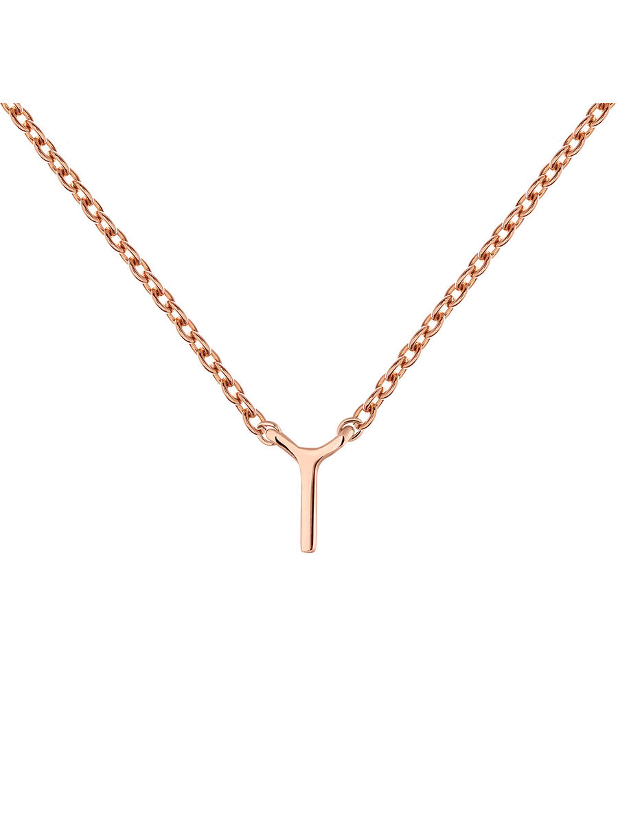 Collar inicial I oro rosa 9 kt , J04382-03-I, mainproduct