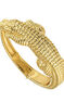 Thin gold plated crocodile bracelet , J03015-02
