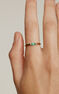 Anillo esmeralda marquise oro 9kt, J05051-02-EM