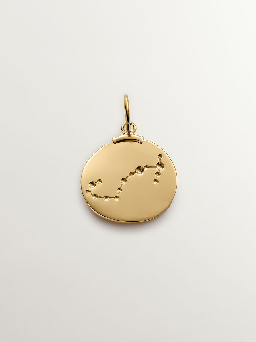 Charm escorpio plata recubierta oro  , J04780-02-ESC, hi-res