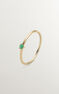 Anillo solitario esmeralda oro 9 kt, J04068-02-EM