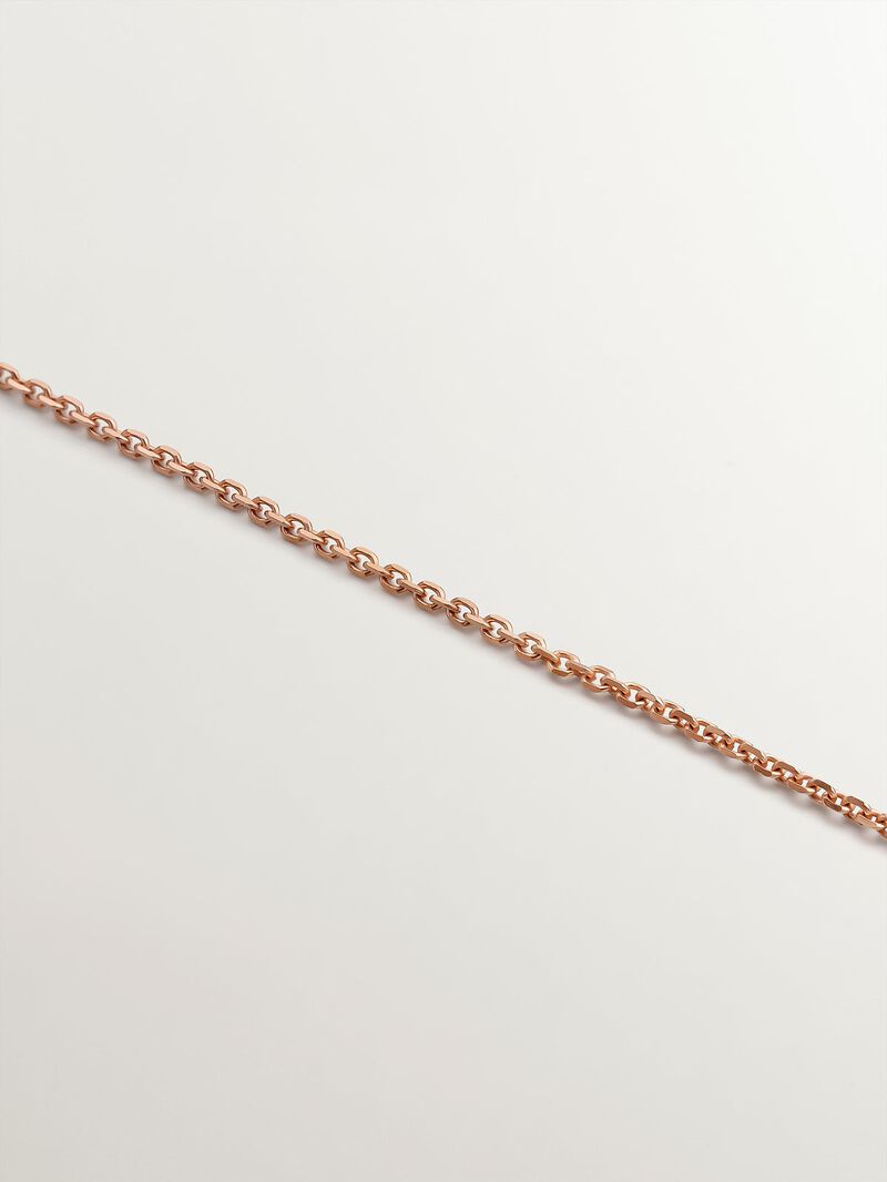 9K Rose Gold Triple Diamond Pendant image number 4