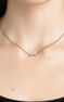 Silver infinity necklace , J01248-01